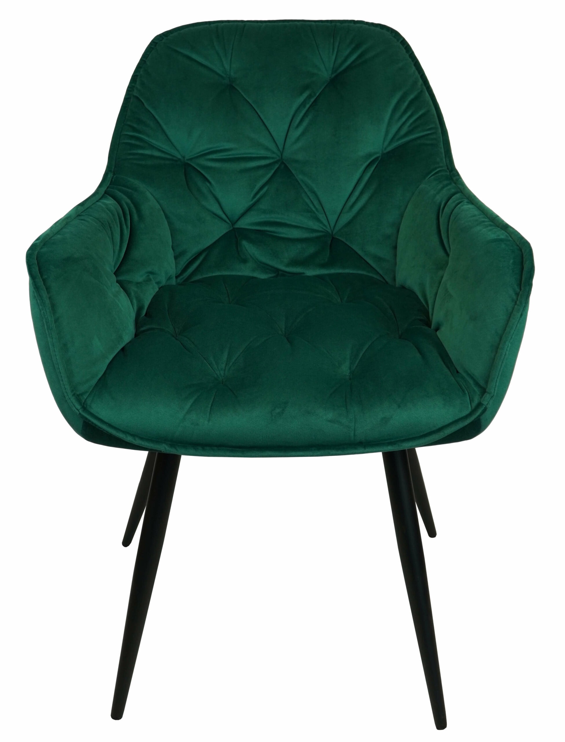 Vitos Black Velvet Dining Chair