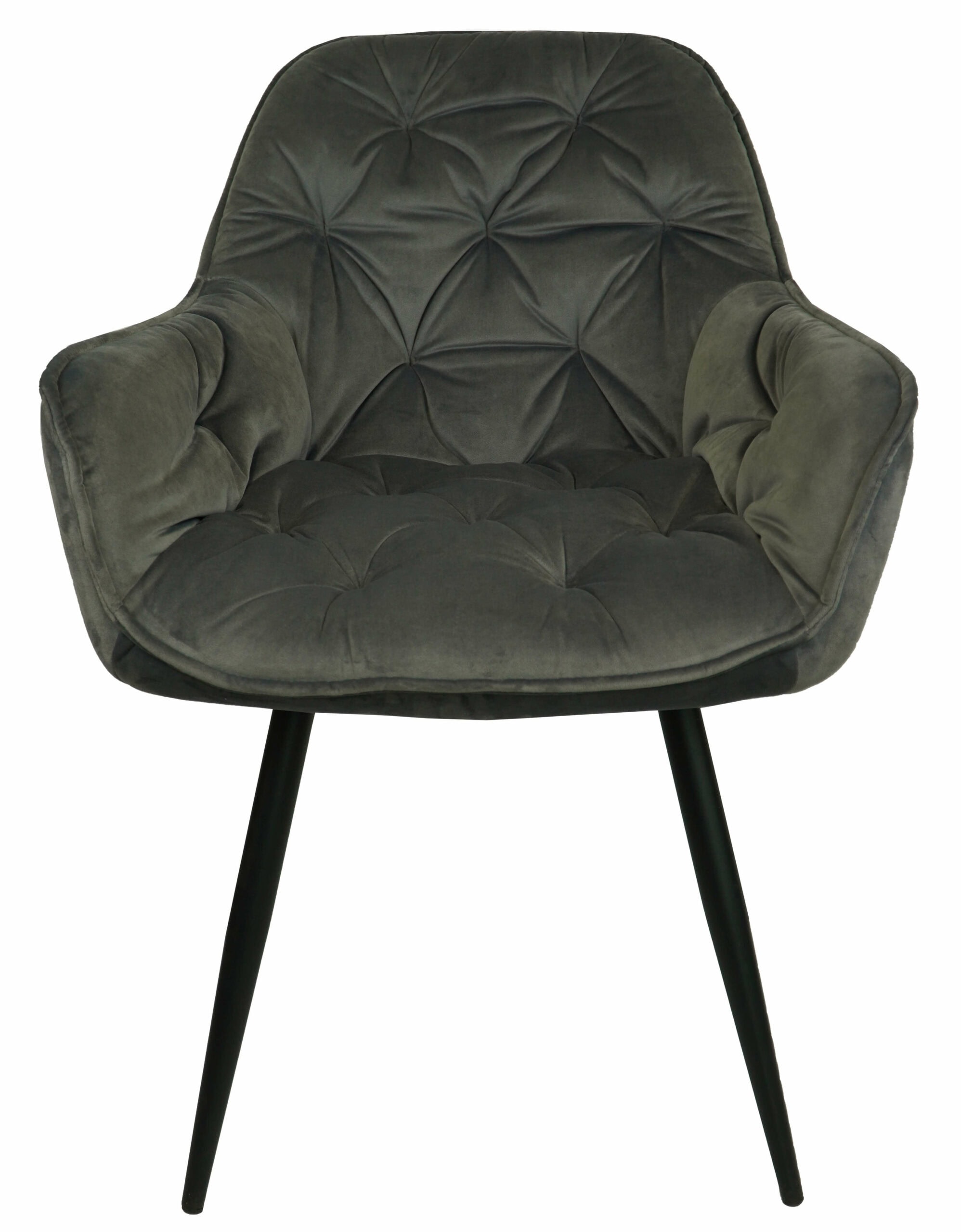 Vitos Black Velvet Dining Chair