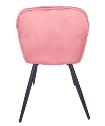 Vitos Black Velvet Dining Chair