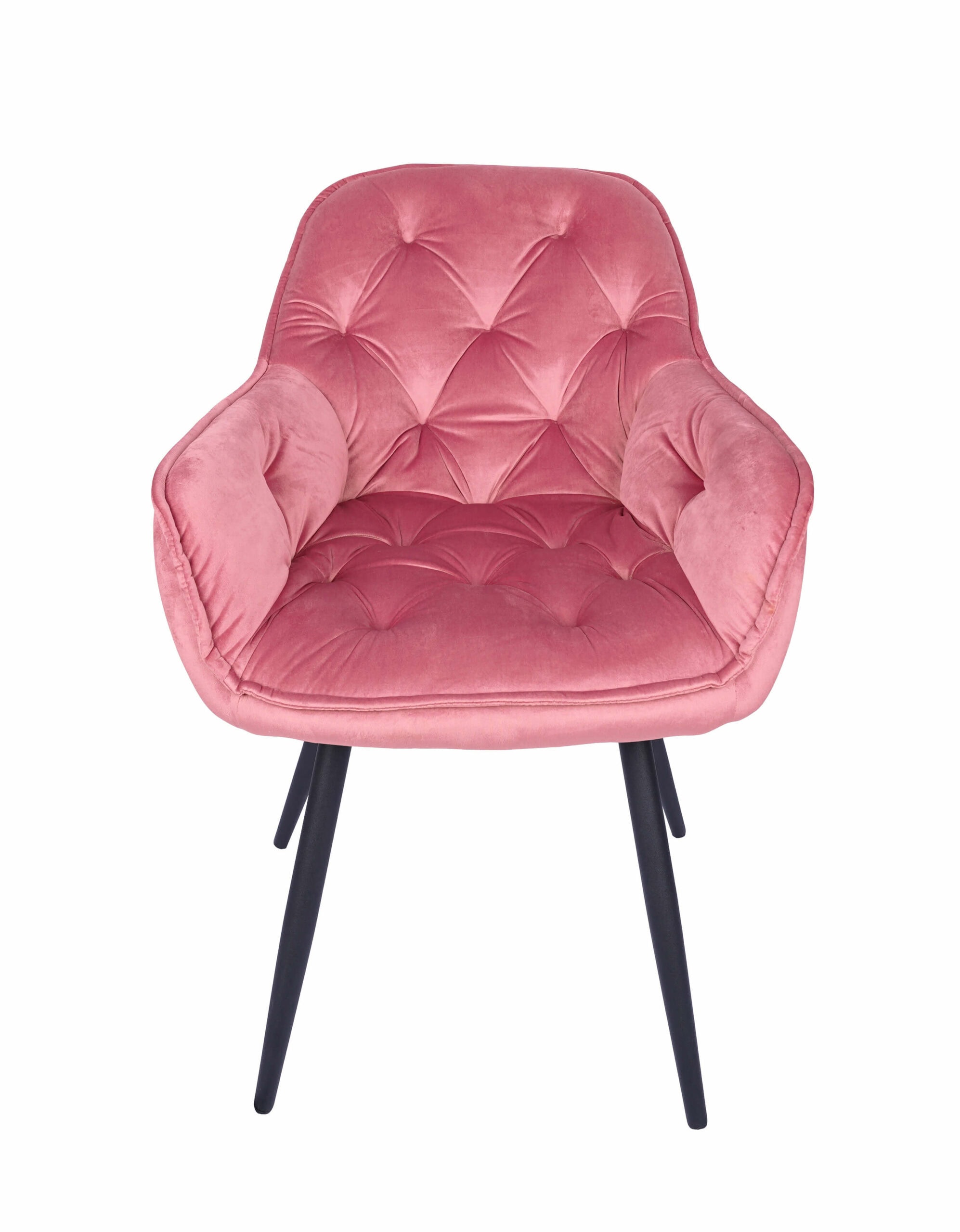 Vitos Black Velvet Dining Chair