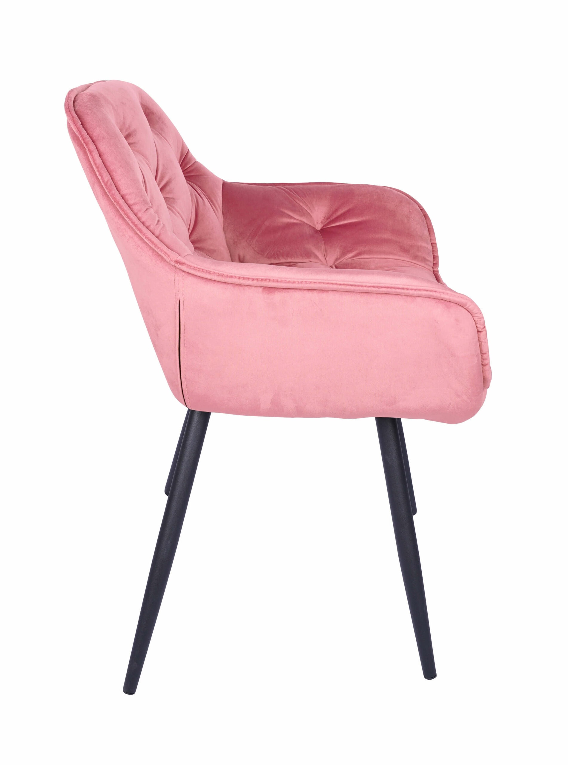 Vitos Black Velvet Dining Chair