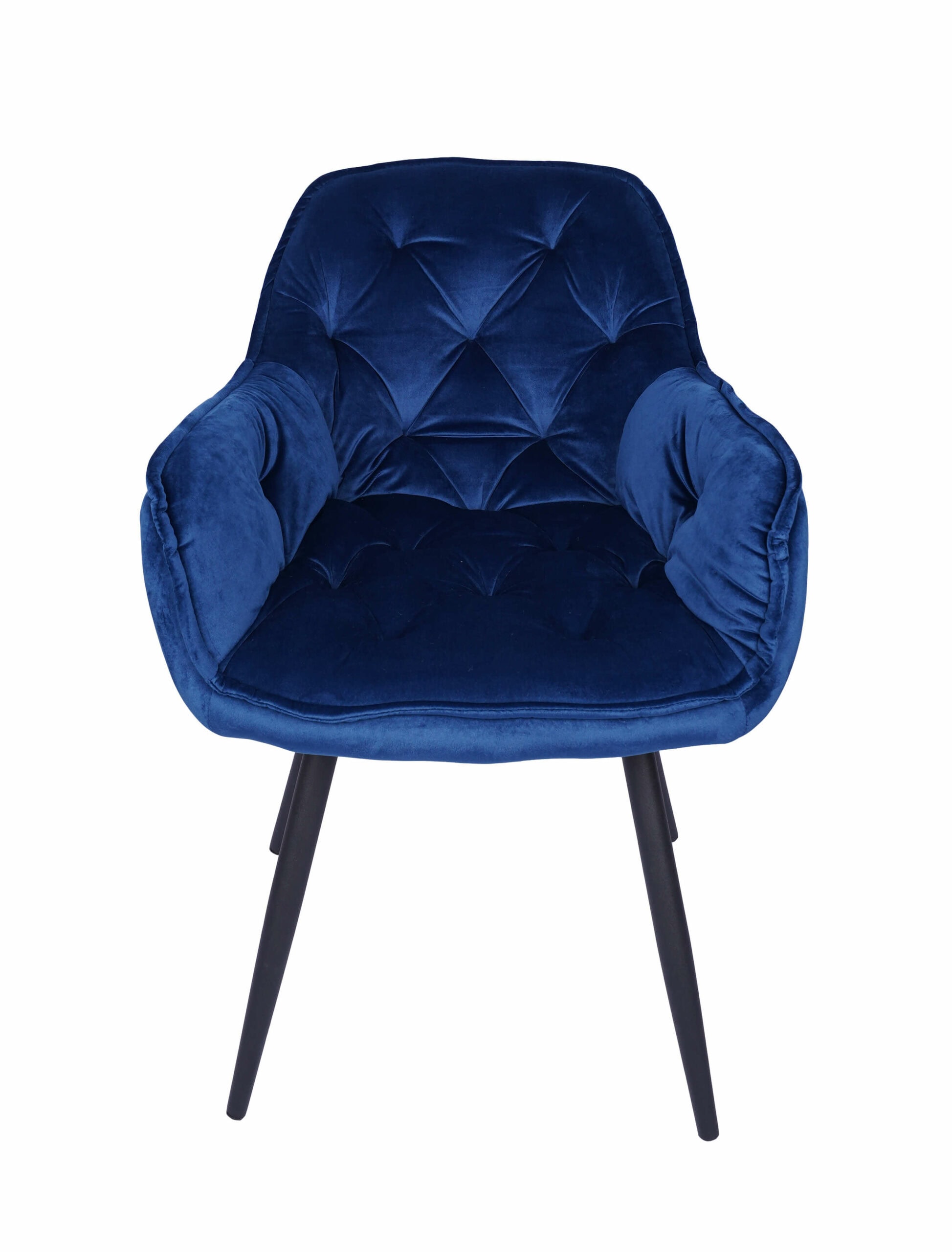Vitos Black Velvet Dining Chair