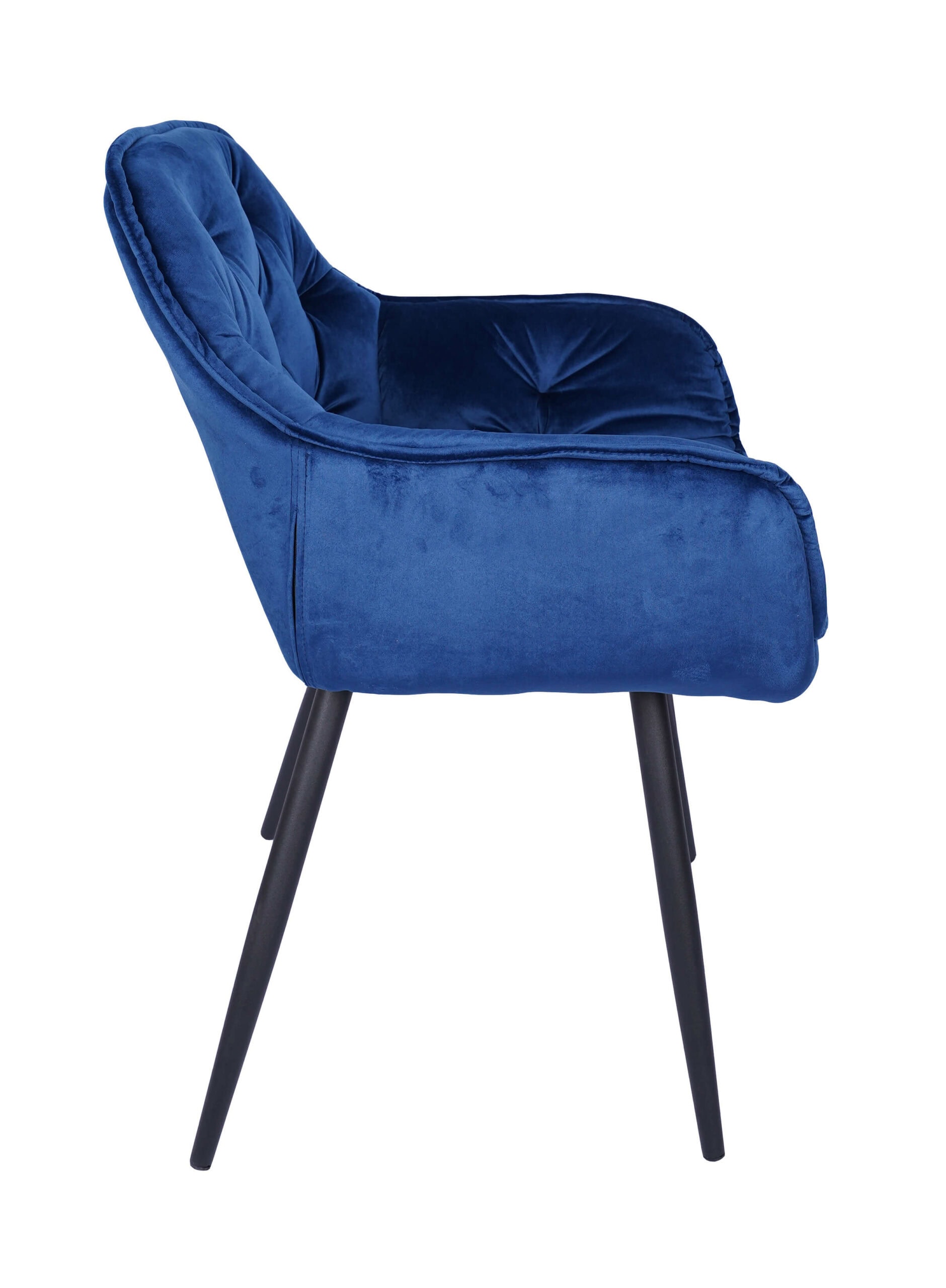 Vitos Black Velvet Dining Chair