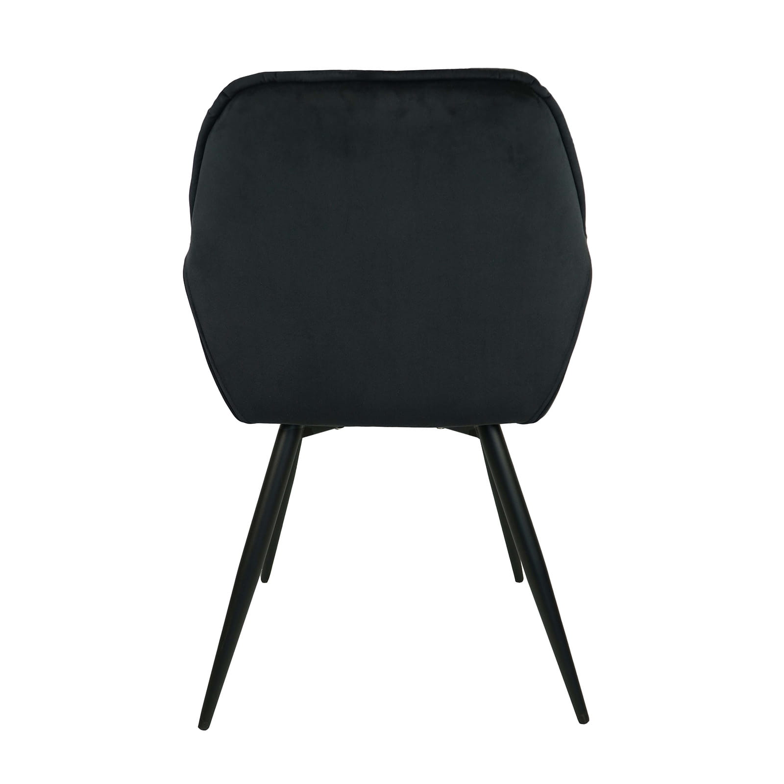 Vitos Black Velvet Dining Chair