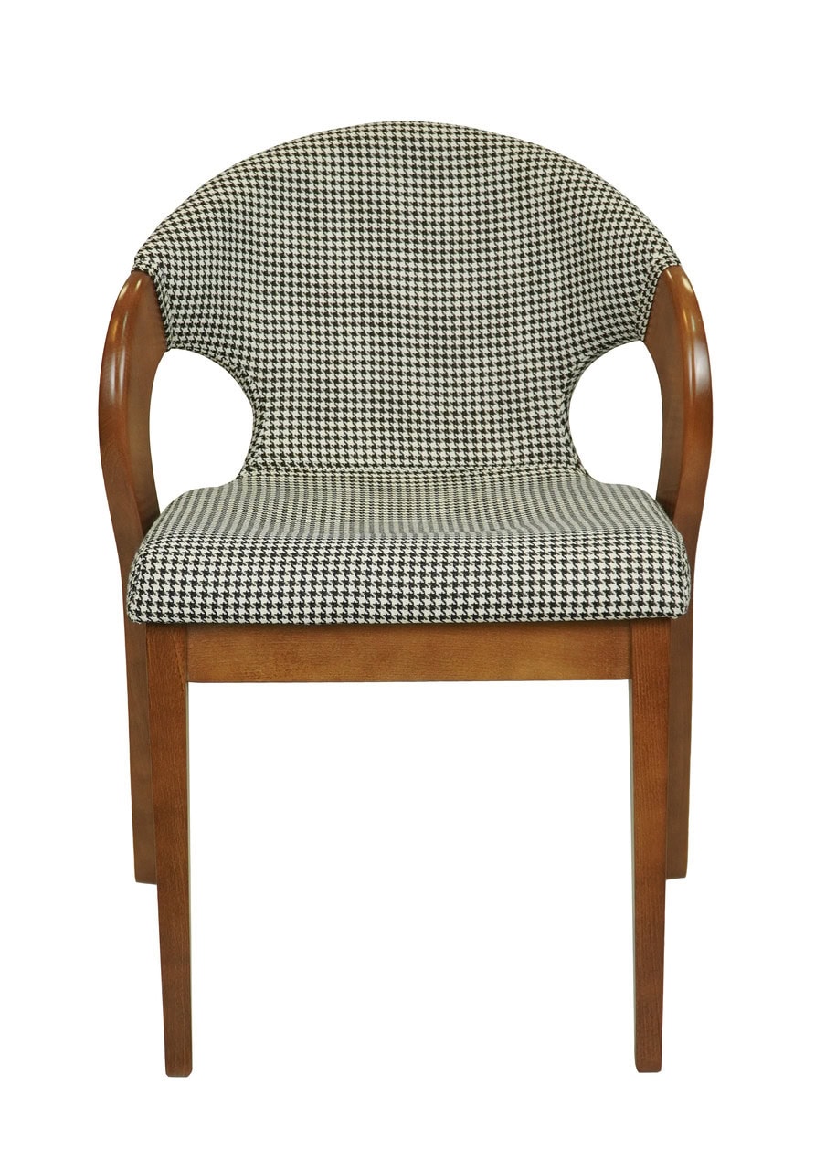 Walnut Harmony Armchair – American Walnut Beech Pepitka Dining Chair