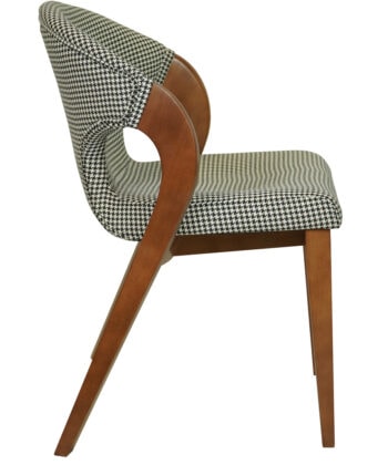 Walnut Harmony Armchair – American Walnut Beech Pepitka Dining Chair