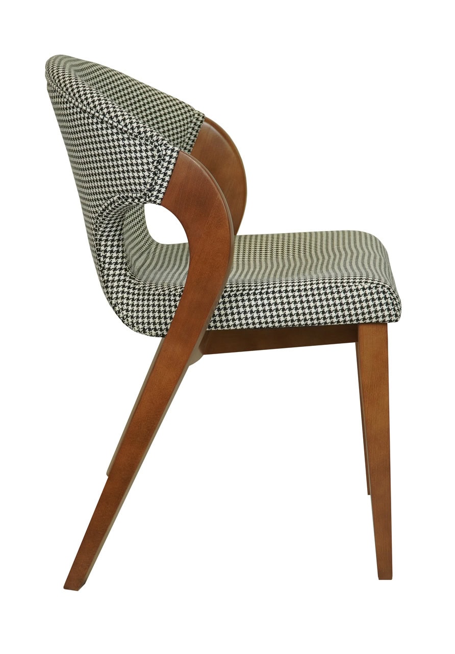 Walnut Harmony Armchair – American Walnut Beech Pepitka Dining Chair