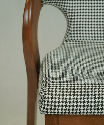Walnut Harmony Armchair – American Walnut Beech Pepitka Dining Chair