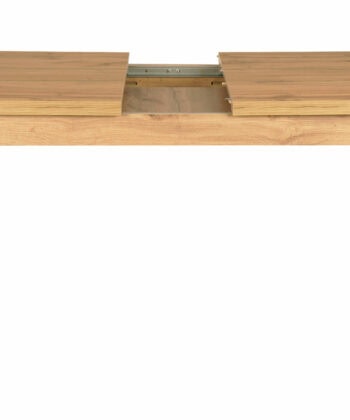 Wotan Ridge Extendable Dining Table – Light Oak 120x70+40cm Beech Legs