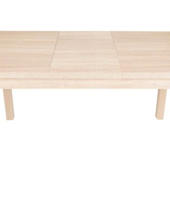 Wotan Ridge Extendable Dining Table – Light Oak 120x70+40cm Beech Legs