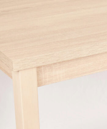 Wotan Ridge Extendable Dining Table – Light Oak 120x70+40cm Beech Legs