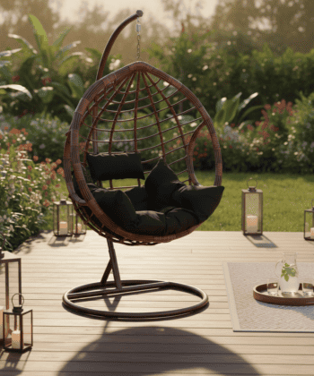 Dominikana PE Rattan Hanging Egg Chair