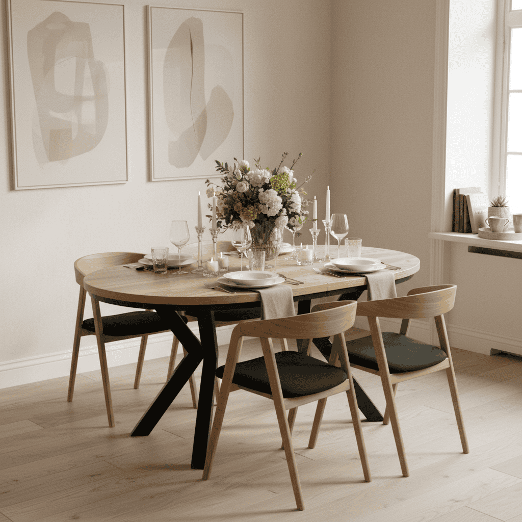 Jupiter X-Frame Loft Dining Table ø100+40cm Gold