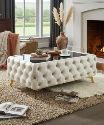 Chesterfield Ottoman Coffee Tables | Luxury Upholstered & Fabric Designs | Ireland