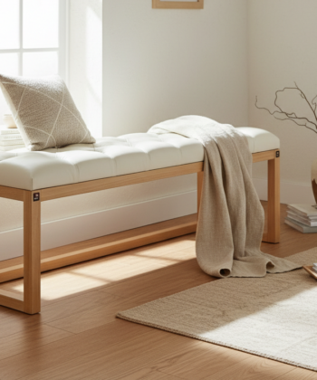 Handcrafted Wooden Frame Benches