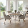 Odyssey Scandinavian Round Dining Table &Oslash;100+35
