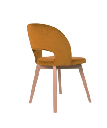 Riviera Arc Dining Chair Beech Frame with Grey or Upholstery