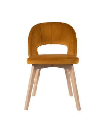 Riviera Arc Dining Chair Beech Frame with Grey or Upholstery