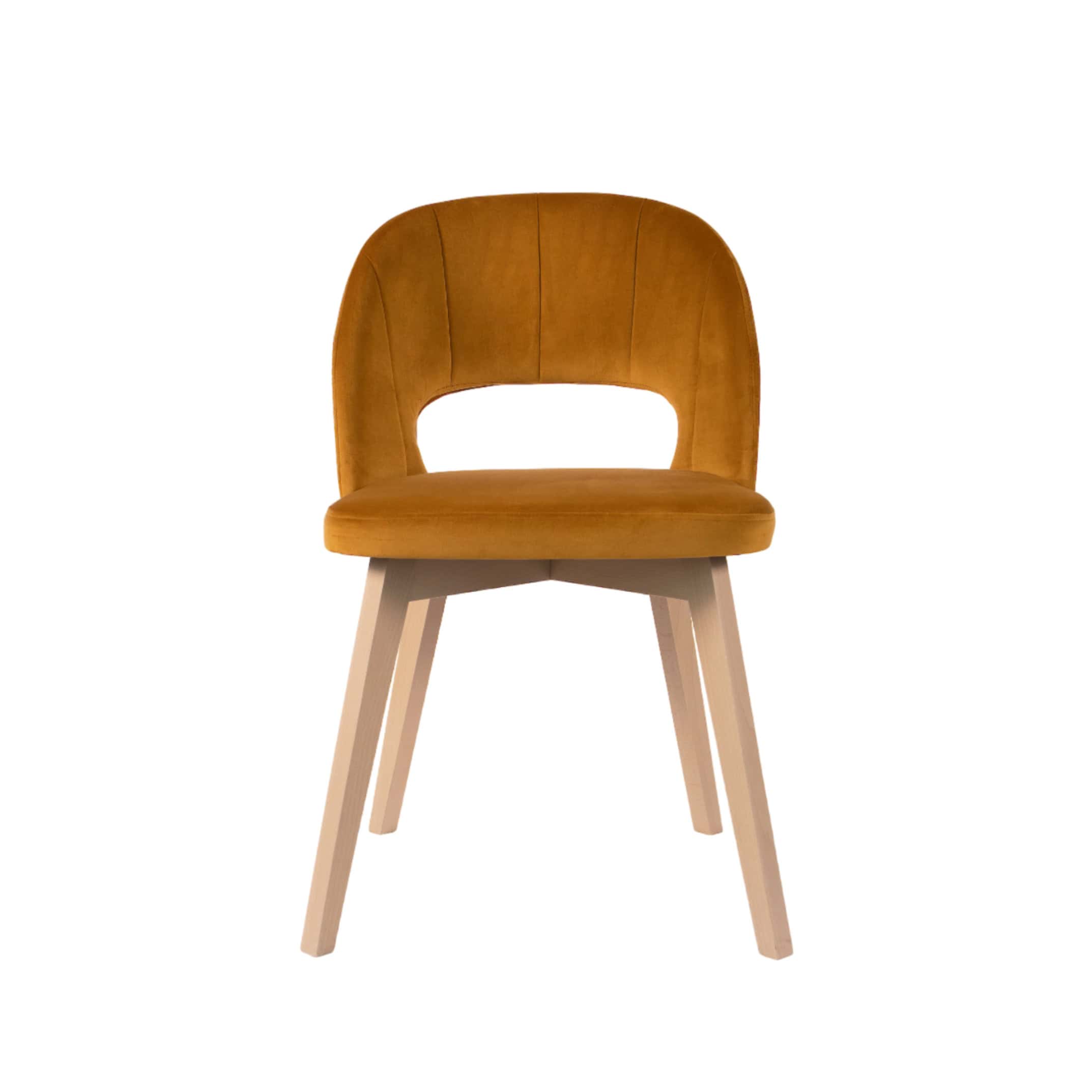 Riviera Arc Dining Chair Beech Frame with Grey or Upholstery