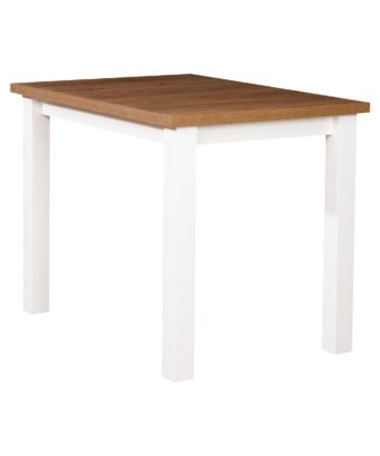 Scandi Cross Back Dining Set 4 Chairs and 100×70 Laminate Table