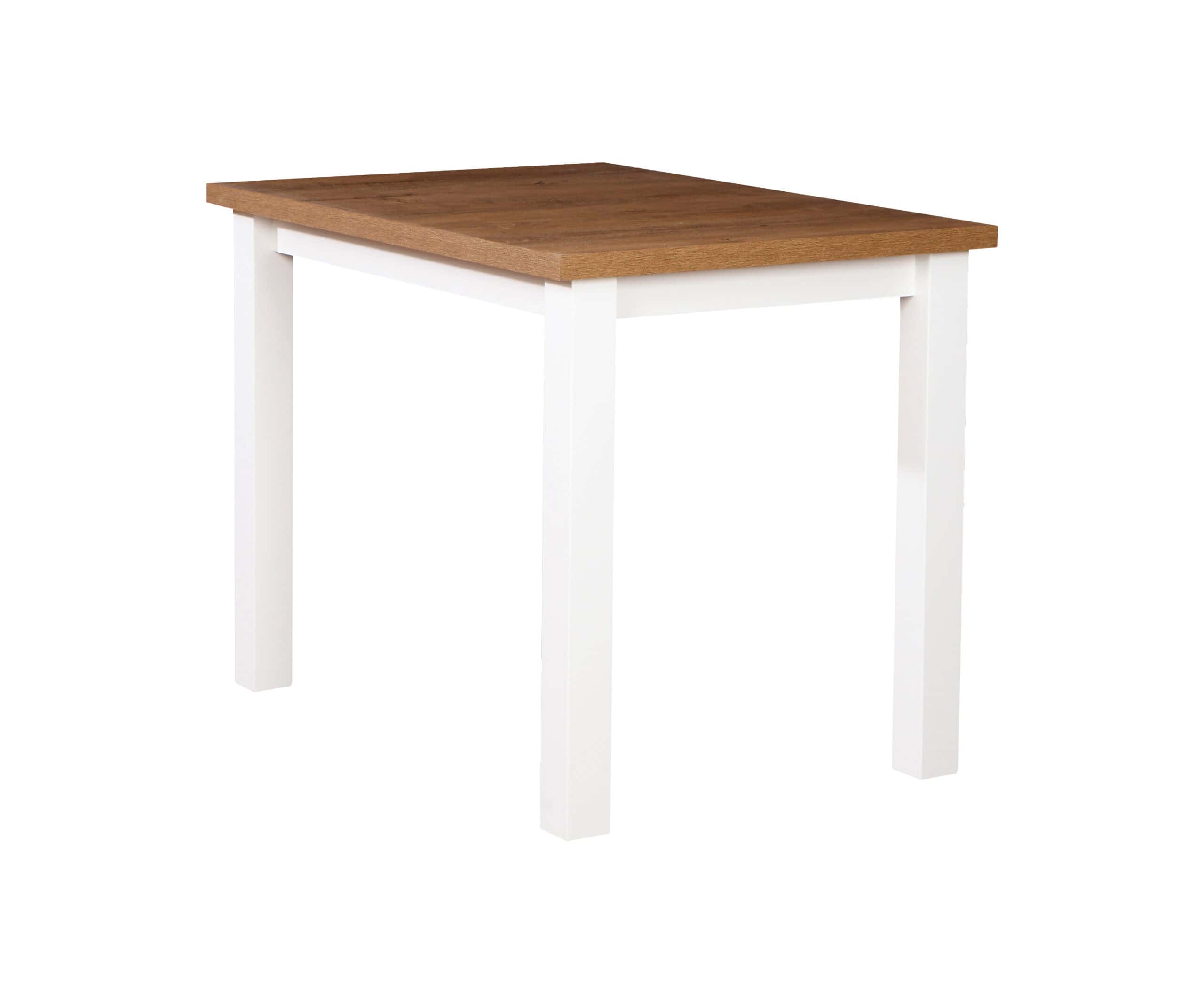 Scandi Cross Back Dining Set 4 Chairs and 100×70 Laminate Table