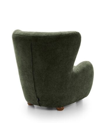 Tidepool Bouclé Lounge Chair – Organic Shaped Armchair
