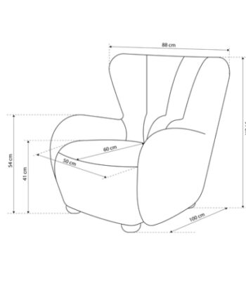 Tidepool Bouclé Lounge Chair – Organic Shaped Armchair