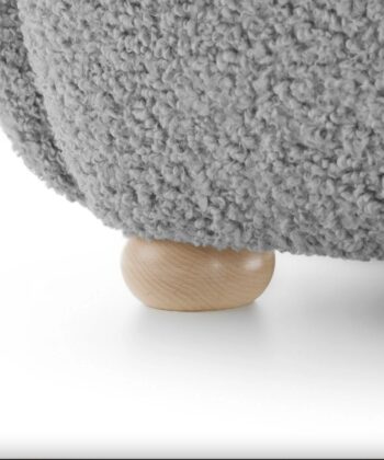 Tidepool Bouclé Lounge Chair – Organic Shaped Armchair