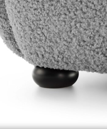Tidepool Bouclé Lounge Chair – Organic Shaped Armchair