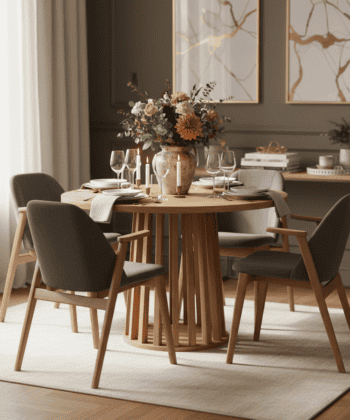 Velvet Keglen Dining Set Tovo Extendable Round Table 100-140cm