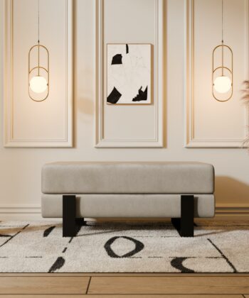 Arena Velvet Bench – 80x35 cm