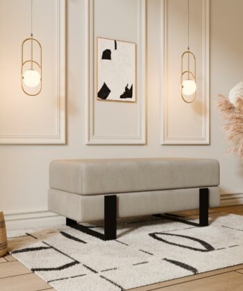 Arena Velvet Bench – 80x35 cm