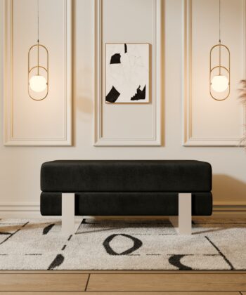 Arena Velvet Bench – 80x35 cm