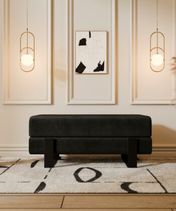 Arena Velvet Bench – 80x35 cm