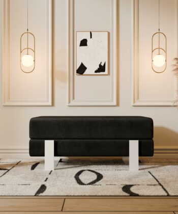 Arena Velvet Bench – 80x35 cm