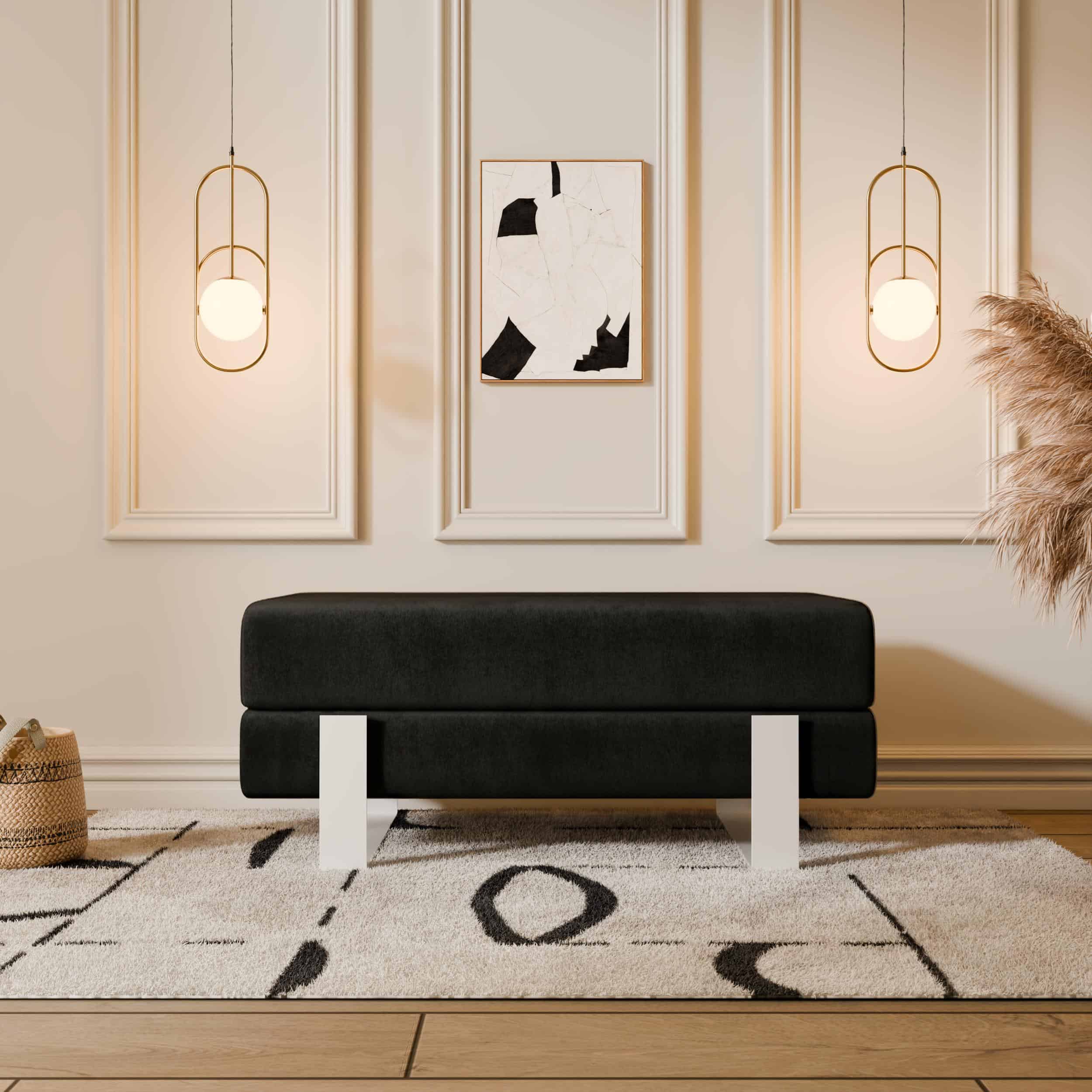 Arena Velvet Bench – 80x35 cm