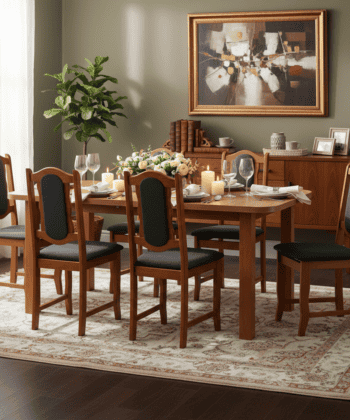 Aria Rounded Extendable Laminate Table 150×80–190cm