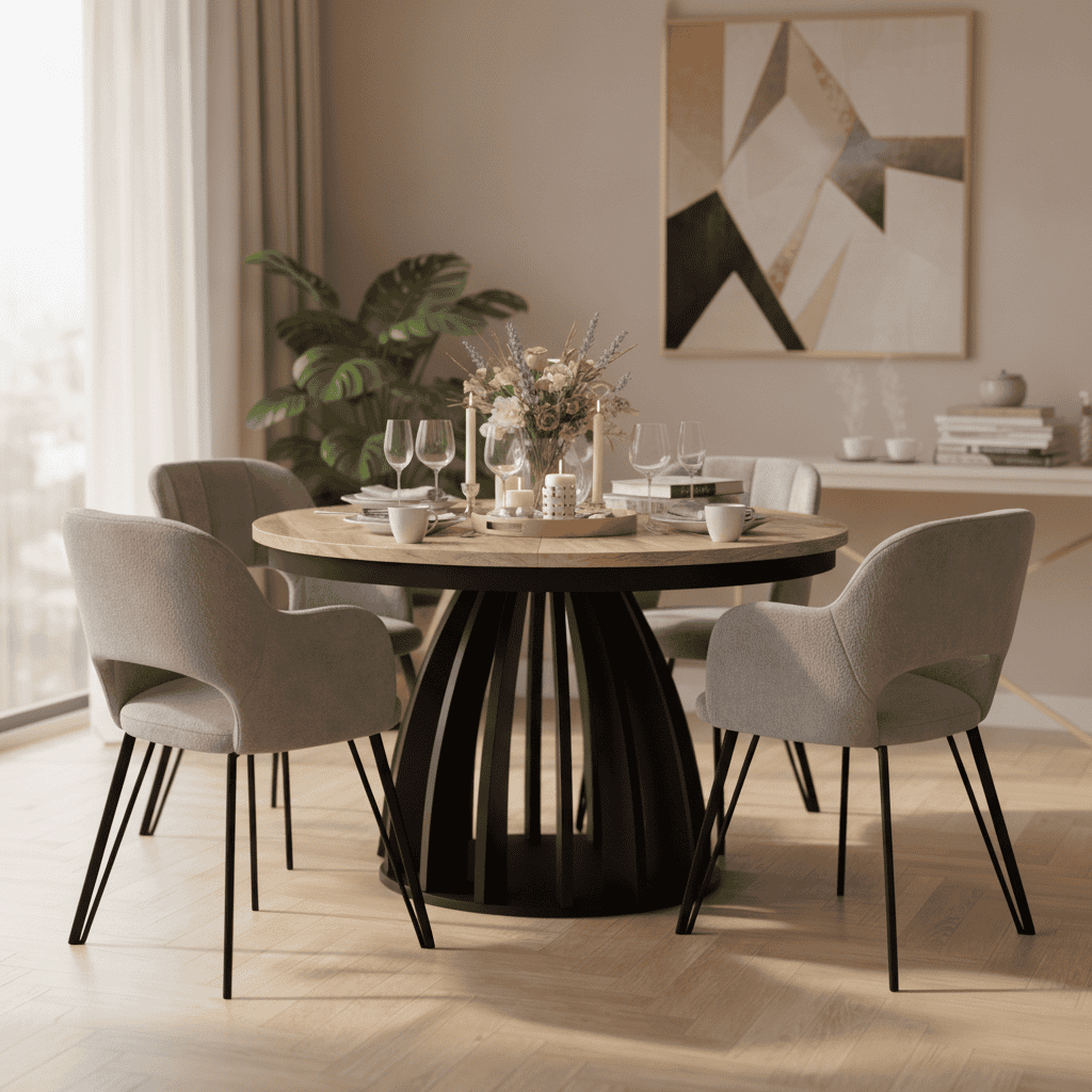 Axis Oak Extendable Table 180cm