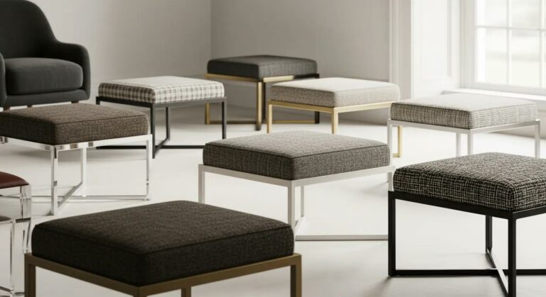 Bespoke Metal-Frame Footstools Ireland