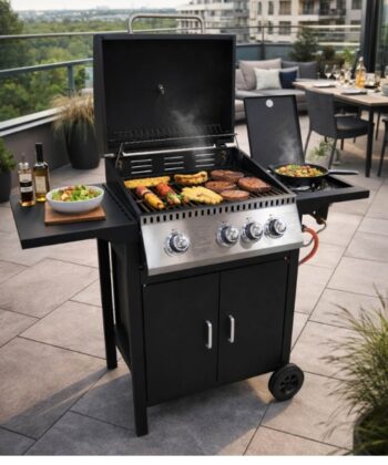 Dakar Black 3+1 Gas BBQ Station