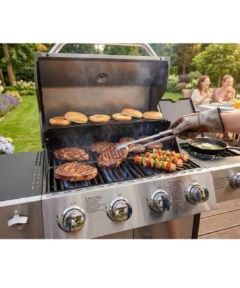 Ibiza 4+1 Gas Garden Grill – Silver
