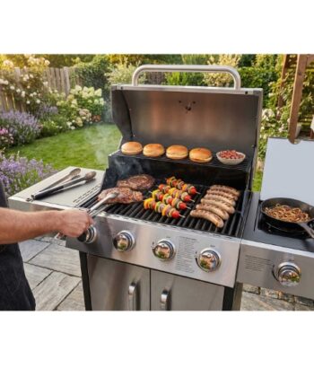 Ibiza 4+1 Gas Garden Grill – Silver