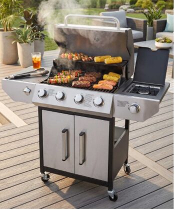 Ibiza 4+1 Gas Garden Grill – Silver