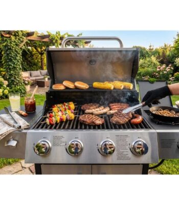 Ibiza 4+1 Gas Garden Grill – Silver