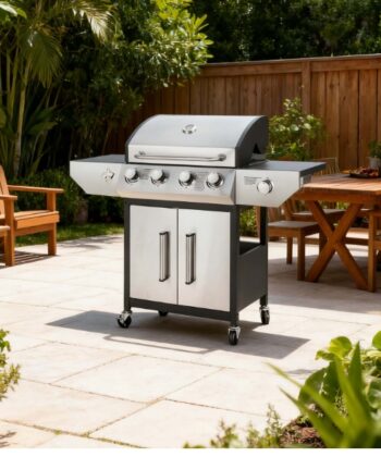 Ibiza 4+1 Gas Garden Grill – Silver