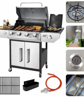 Ibiza 4+1 Gas Garden Grill – Silver