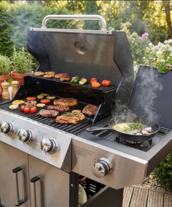 Ibiza 4+1 Gas Garden Grill – Silver