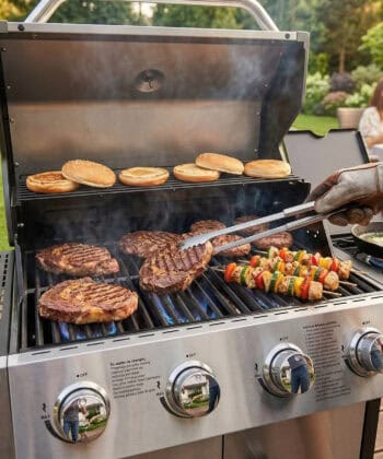 Ibiza 4+1 Gas Garden Grill – Silver