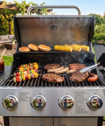 Ibiza 4+1 Gas Garden Grill – Silver