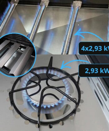 Ibiza 4+1 Gas Garden Grill – Silver